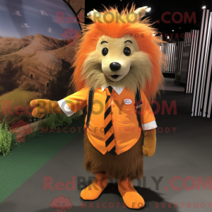 Mascot karakter van een...