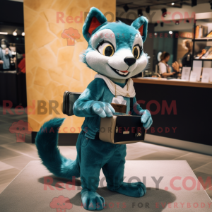 Postava maskota Teal Marten...