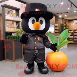 Mascot character of a Black...