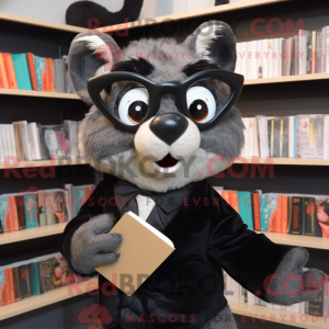 Maskottchen eines schwarzen...
