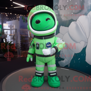 Mascot character of a Green...