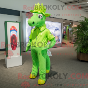 Mascot karakter van een...