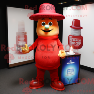 Mascot character of a Red...