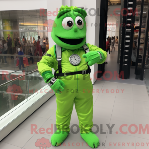 Mascot karakter van een...