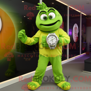 Mascot character of a Lime...