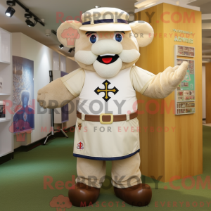 Mascottefiguur van een...
