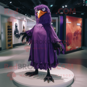 Purple Crow mascotte...