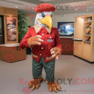 Mascottekarakter van een...