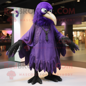 Purple Crow mascotte...