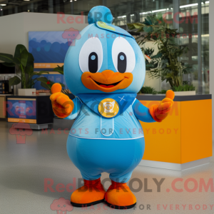 Postava maskota Sky Blue...
