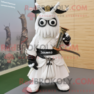 Mascot character of a White...