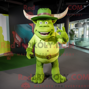 Mascot karakter van een...