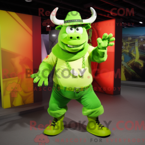 Personagem de máscara de um...