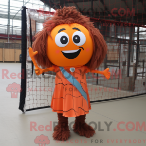 Mascot character of a Rust...