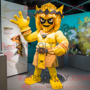 Mascot character of a...