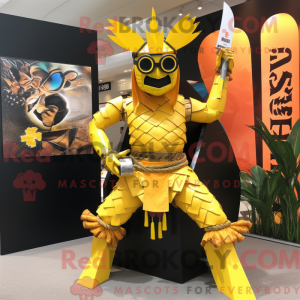 Mascot character of a...