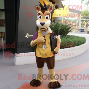 Mascottekarakter van een...