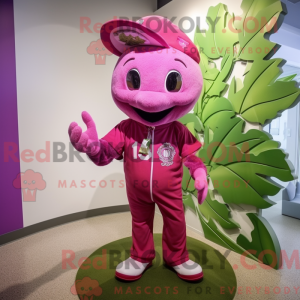 Postava maskota purpurového...
