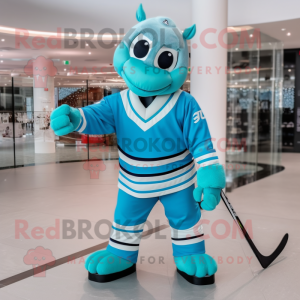 Cyan Ice Hockey Stick...