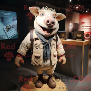 Personnage mascotte d une...