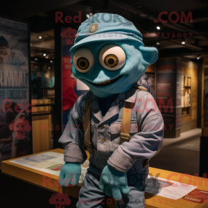 Maskot-karakter av en...
