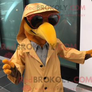 Maskottchen eines rostroten...