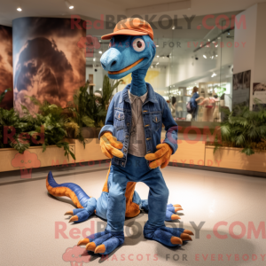 Maskot postava Coelophysis...