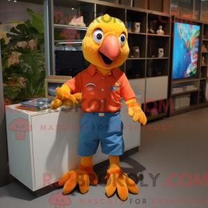 Mascot character of a...