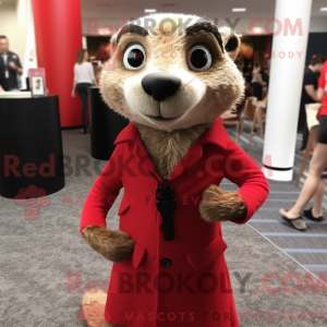 Mascot character of a Red...