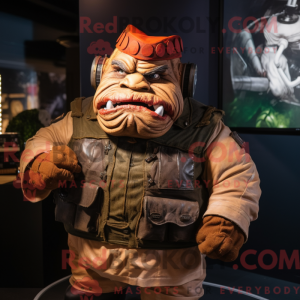 Maskot-karakter av en Rust...