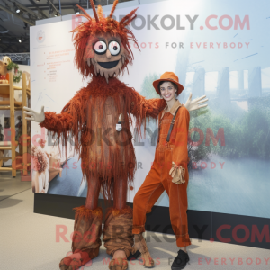 Mascottefiguur van een Rust...