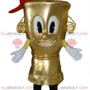 Very cute and smiling candlestick mascot - Redbrokoly.com