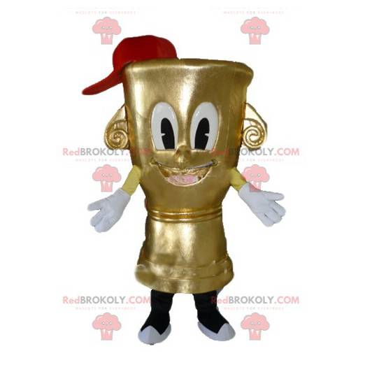 Very cute and smiling candlestick mascot - Redbrokoly.com