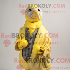 Mascot character of a Lemon...