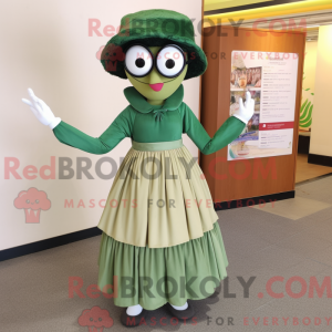 Mascot character of a Olive...