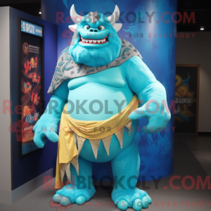 Maskottchen eines Cyan Ogre...
