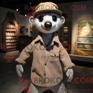 Mascot character of a Gray...