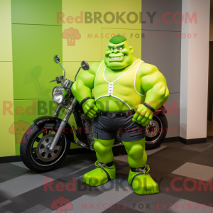 Mascot character of a Lime...