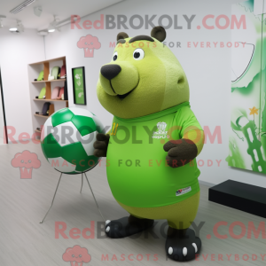 Mascot character of a Lime...