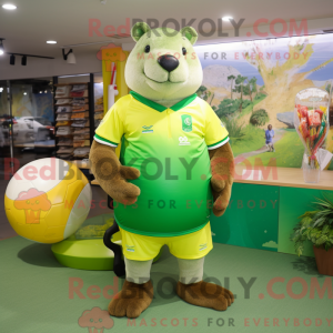 Mascottekarakter van een...