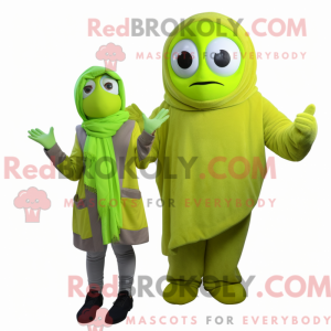 Mascottekarakter van een...