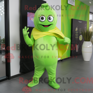 Mascot character of a Lime...