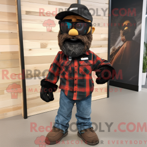 Mascot character of a Black...