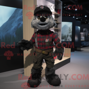 Mascot character of a Black...
