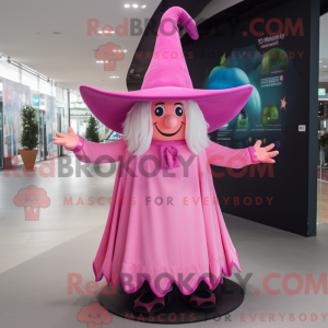 Mascot character of a Pink...