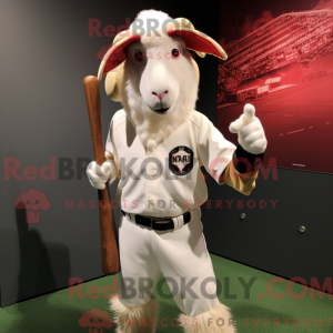 Mascot character of a White...