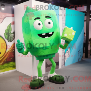 Mascot character of a Green...