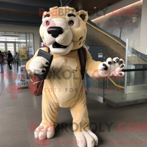 Mascottekarakter van een...