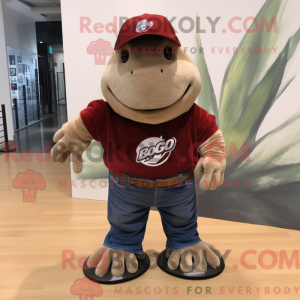 Maskot karakter af en...