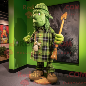 Mascot character of a Lime...